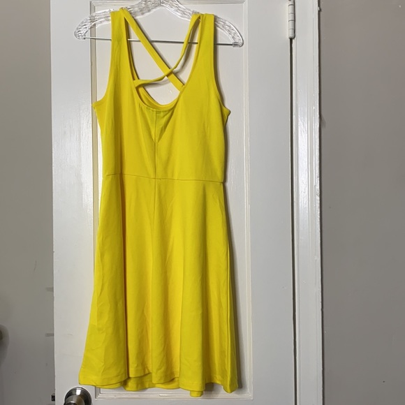 H&M Dresses Yellow Tank Top Dress Poshmark